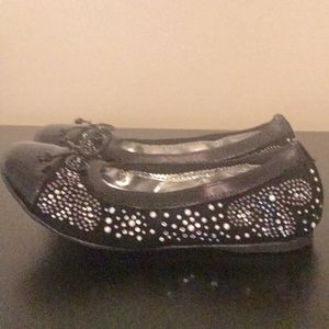 Girls Black Embellished shoes